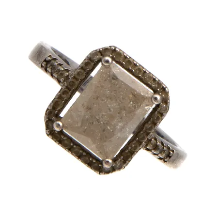 Kivisormus, koko 18, 925br,   Paino: 4,2 g