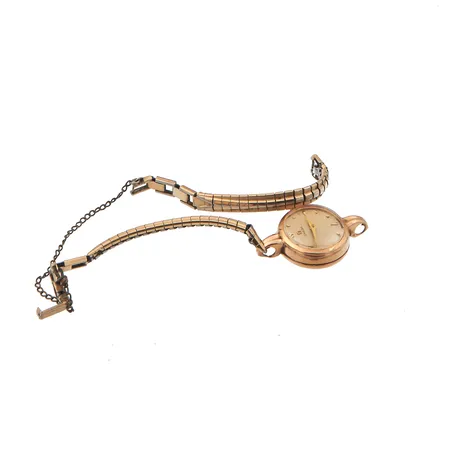 Viallinen kultarannekello Omega, 585br,  Paino: 16,1 g