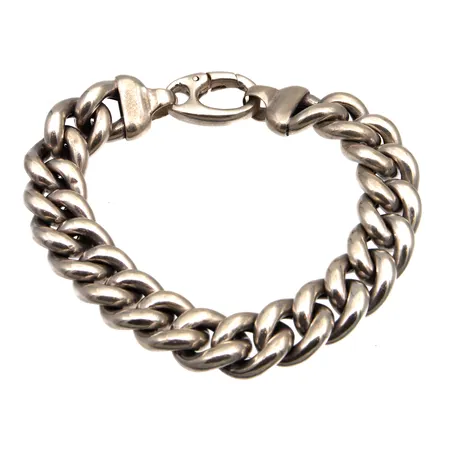 Panssariranneketju, pituus 205mm, leveys 13mm, 925,  Paino: 43 g