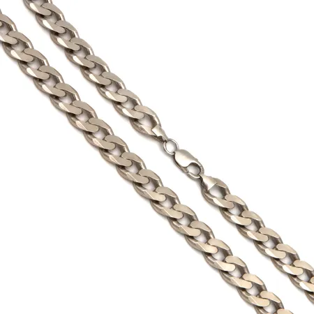 Panssarikaulaketju, pituus 57cm, leveys 12.1mm, 925,  Paino: 130,5 g