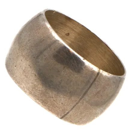 Sileä sormus, koko 18, leveys 12.2mm, 925,  Paino: 11,5 g