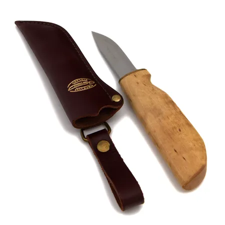 Puukko, Martiini, terän pituus 75mm, nahkatuppi, 