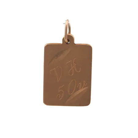 Riipus kaiverruksella, korkeus 24mm, 585,  Paino: 3,7 g