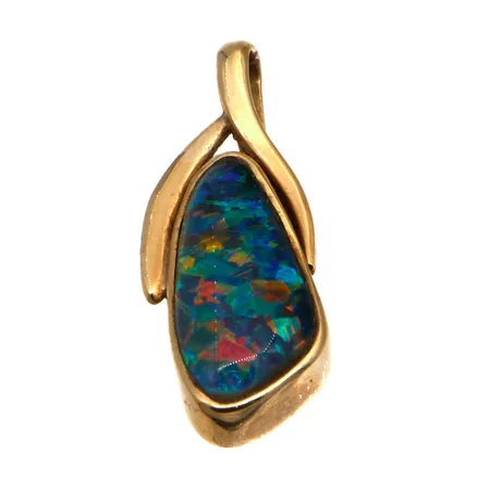 Opaali-riipus, korkeus 25mm, 750br,  Paino: 2,6 g