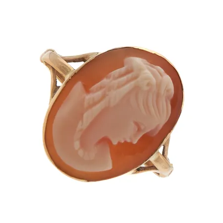 Camee-sormus, koko 18, 750br Paino: 2,5 g