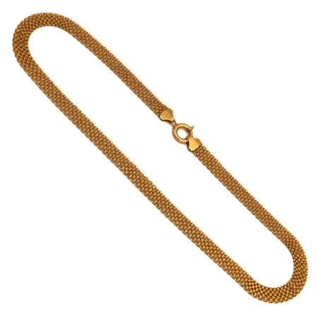 Kaulakoru, pituus 45cm, leveys 8mm, 750,  Paino: 9,4 g