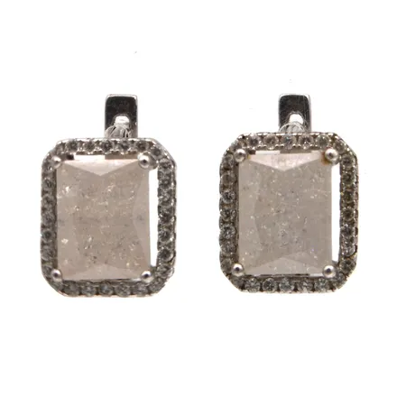 Kivikorvakorut, korkeus 14mm, 925br,  Paino: 5,3 g