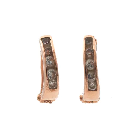 Kivikorvakorut, korkeus 10mm, 585br,  Paino: 1,2 g