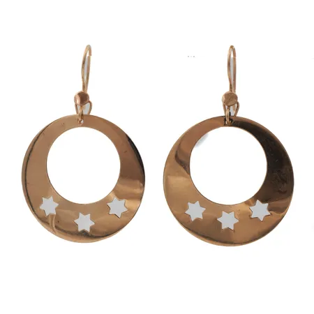 Korvakorut, korkeus 42mm, 585,  Paino: 2,7 g