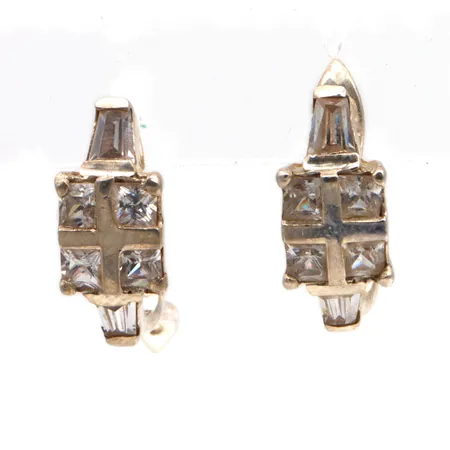 Vialliset kivikorvakorut, korkeus 17mm, 925br,  Paino: 4,9 g