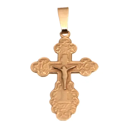 Risti-riipus, korkeus 31mm, 585,  Paino: 1,4 g