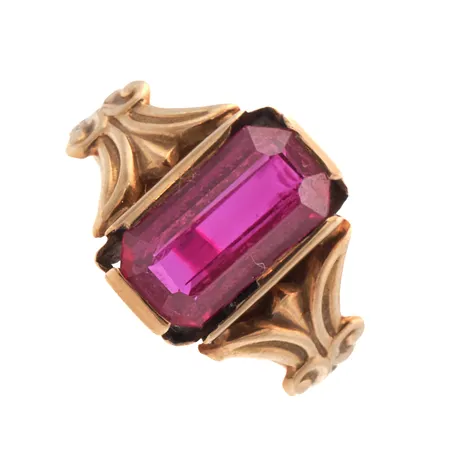 Kivisormus, koko 17½, 585br,  Paino: 3,2 g