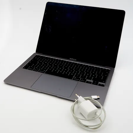 Kannettava tietokone, Apple MacBook Air 13", 512Gt, Silver 2020, laturi