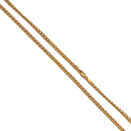 Panssarikaulaketju, pituus 50cm, leveys 3.5mm, 585,  Paino: 6,9 g