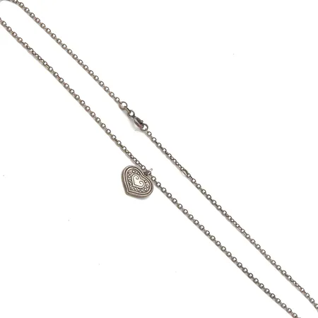Kaulakoru Kalevala koru, Euran sydän, riipuksen korkeus 15mm, ketjun pituus 42-45cm, 925,  Paino: 6,2 g