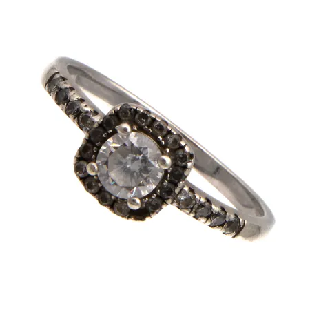 Viallinen kivisormus, koko 19, 925br,   Paino: 2,8 g