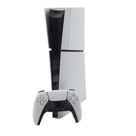 Pelikonsoli Playstation 5 Slim digital, PS5, ei cd-asemaa, ohjain ja johdot, model CFI-2016