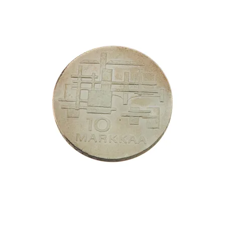 Juhlaraha, Suomen itsenäisyyden kunniaksi 1917-1967, nimellisarvo 10mk, 900, Paino: 24,1 g