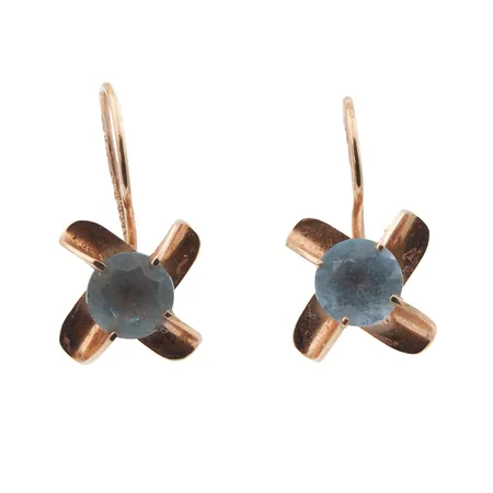 Kivikorvakorut, korkeus 19mm, 585br, Paino: 2,2 g