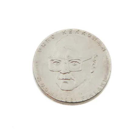 Juhlaraha, Urho Kekkonen 1981, nimellisarvo 50mk, 500, Paino: 20 g