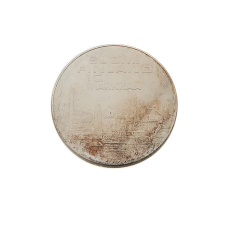 Juhlaraha, Suomi 1971 EMX Helsinki, nimellisarvo 10mk, 500, Paino: 24,1 g