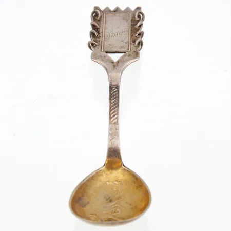 Lapin Lusikka, kaiverrettu, pituus 125mm, vuodelta 1939, 813,  Paino: 17,6 g
