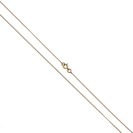 Panssarikaulaketju, pituus 43cm, leveys 1mm, 585, Paino: 1,2 g