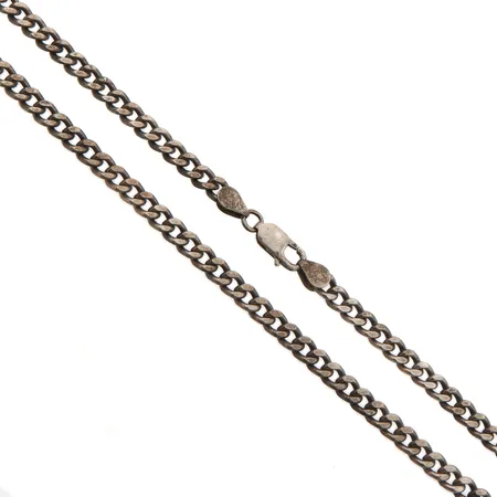 Panssarikaulaketju, pituus 46cm, leveys 6mm, 925, Paino: 40,8 g