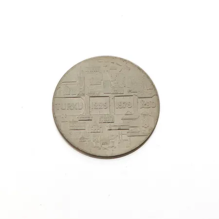 Juhlaraha, Turku 1229-1979, nimellisarvo 25mk, 500, Paino: 26,2 g