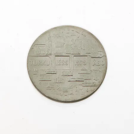 Juhlaraha, Turku 1229-1979, nimellisarvo 25mk, 500, Paino: 26,3 g