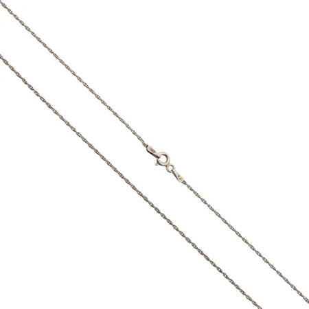 Kaulaketju, pituus 46cm, leveys 1mm, 925, Paino: 1,5 g