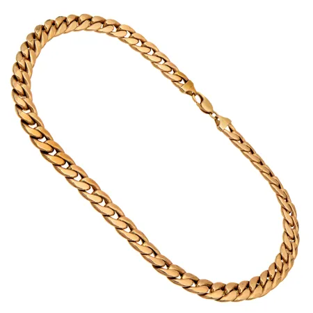 Panssarikaulaketju, pituus 46cm, leveys 10mm, 585,  Paino: 54,8 g