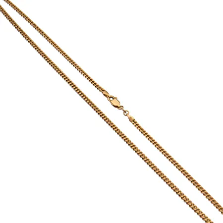 Panssarikaulaketju, pituus 45cm, leveys 3mm, 585,  Paino: 11,7 g