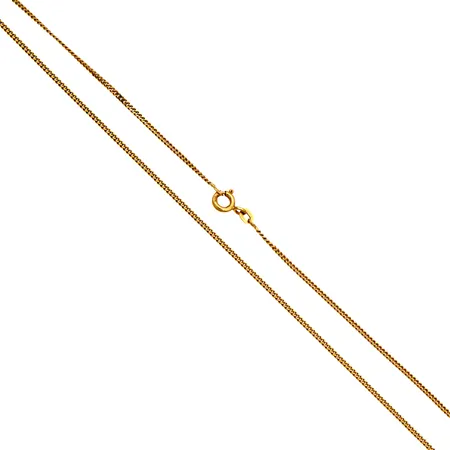 Panssarikaulaketju, pituus 45,5cm, leveys 2mm, 585,  Paino: 3,9 g