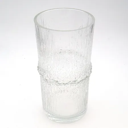 Lasimaljakko, Niva, Tapio Wirkkala, signeerattu TW, Iittala, korkeus 210mm, Ø 100mm, pieniä säröjä.  Paino: 0 g