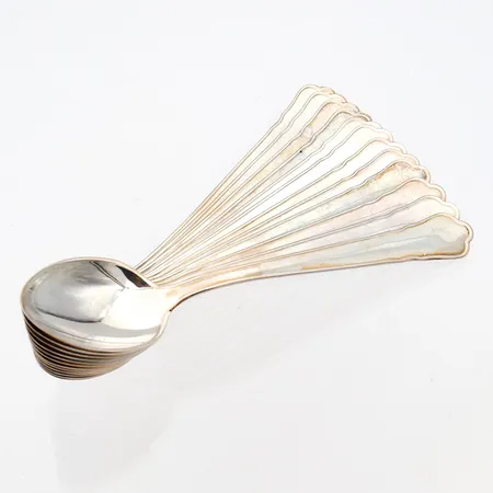 Kaksitoista kahvilusikkaa, pituus 120mm, 830, Paino: 170,6 g