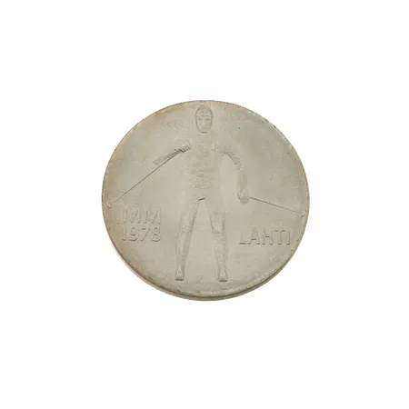 Juhlaraha, Lahti MM 1978, nimellisarvo 25mk, 500, Paino: 26,5 g