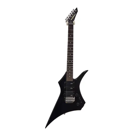 Sähkökitara Washburn, HM-5V, serial. 511354,5 asentoinen kytkin, kantohihna, rungossa yksi kolhu, Washburnin kova laukku