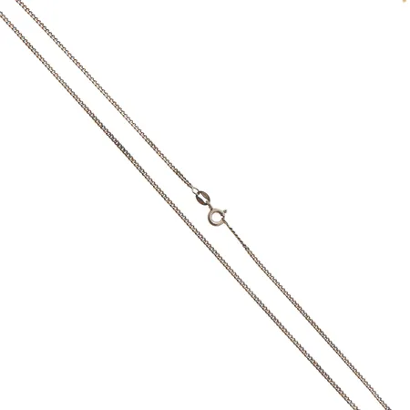 Panssarikaulaketju, pituus 42cm, leveys 1mm, 925, Paino: 3,4 g