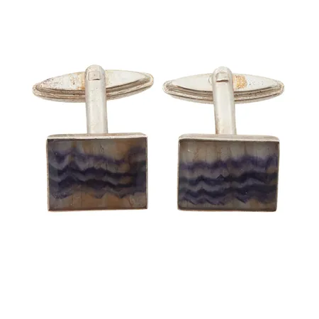 Kivikalvosinnapit, mitat 10x14mm, 925br Paino: 7 g