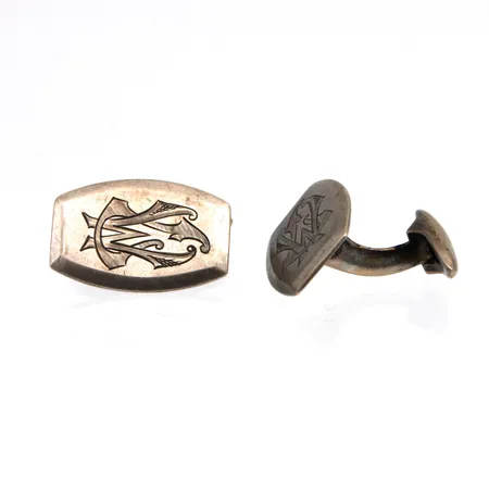 Kalvosinnapit, kaiverrettu, mitat 13,6x20,0mm, 813br,  Paino: 9,8 g