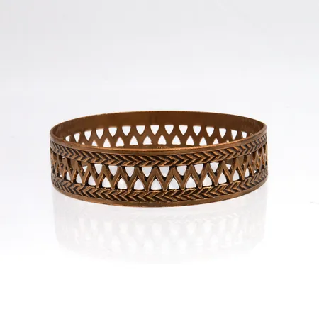 Rannerengas Kalevala, Uskelan rannerengas, Ø 62,5mm, pronssia