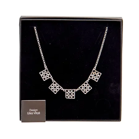 Kaulakoru Liisa Vitali, Pitsi, pituus 46,5cm, alkuperäinen laatikko, 925, Paino: 12,3 g