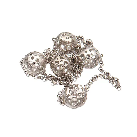 Viallinen kaulakoru, 925, Paino: 17,2 g