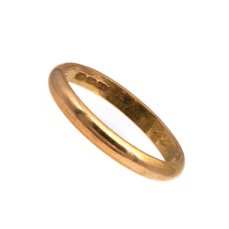 Sileä sormus, kaiverrettu, koko 18½, 750, Paino: 2,7 g