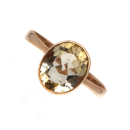 Kivisormus, koko 18, 585br,  Paino: 2,4 g