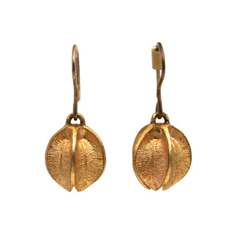 Korvakorut Kalevala, Lumikukka, korkeus 30mm, pronssia