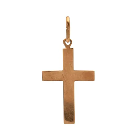 Risti-riipus, korkeus 23mm, 585,  Paino: 0,3 g