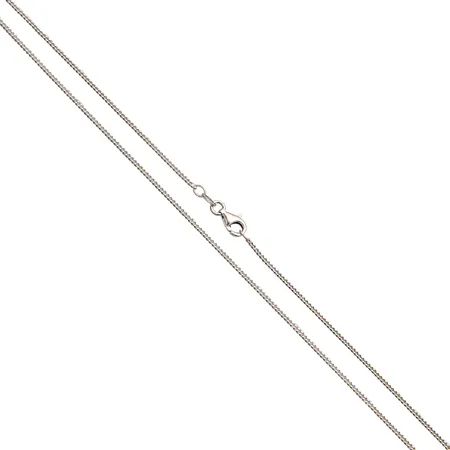 Panssarikaulaketju, pituus 45,5cm, leveys 1mm, 925,  Paino: 2,6 g