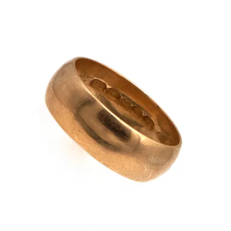 Sileä sormus, kaiverrettu, koko 18¼,  Paino: 6,5 g